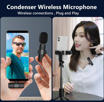 Micrófono Inalámbrico K8 Balita Lavalier Tipo C para Teléfono