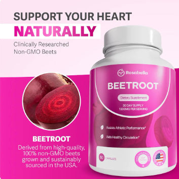 Cápsulas de Betarraga - Energía Natural en Cada Dosis